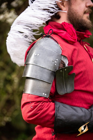Landsknecht Spaulders - Epic Dark - naramienniki landsknechta