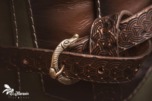 Mercenary Belt - Brown - skórzany pas