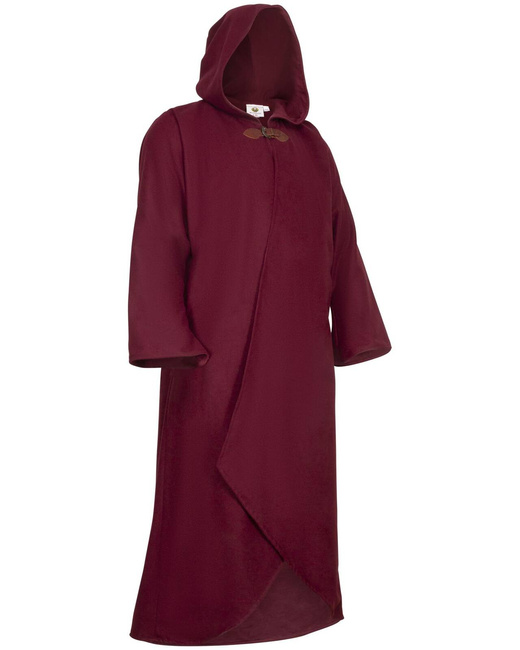 Faelyn coat Wool - Bordeaux - wełniany płaszcz