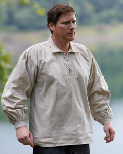 Jonathan Shirt - Cream - koszula bawełniana