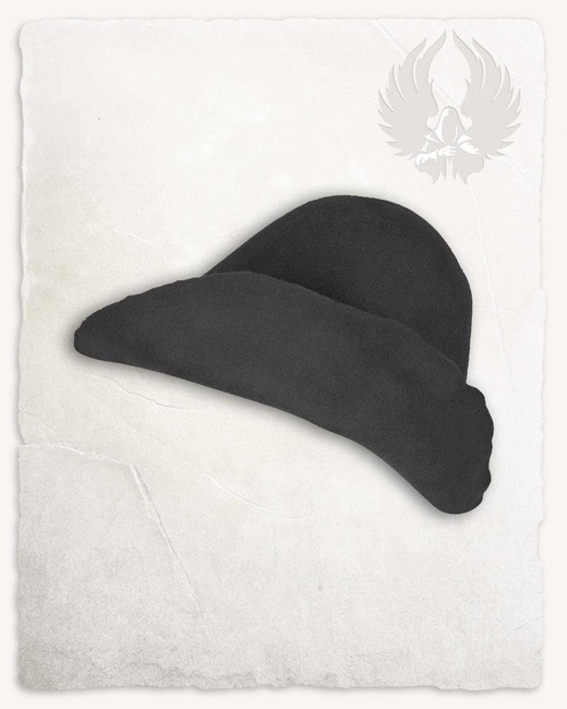 Bruno Felthat Grey - czapka średniowieczna, kapelusz filcowy