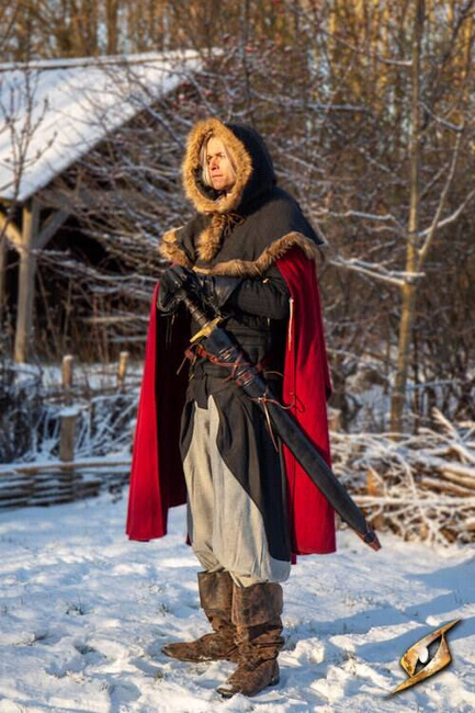 Knights Scabbard Black/Dark Brown 75 cm - pochwa na miecz larpowy