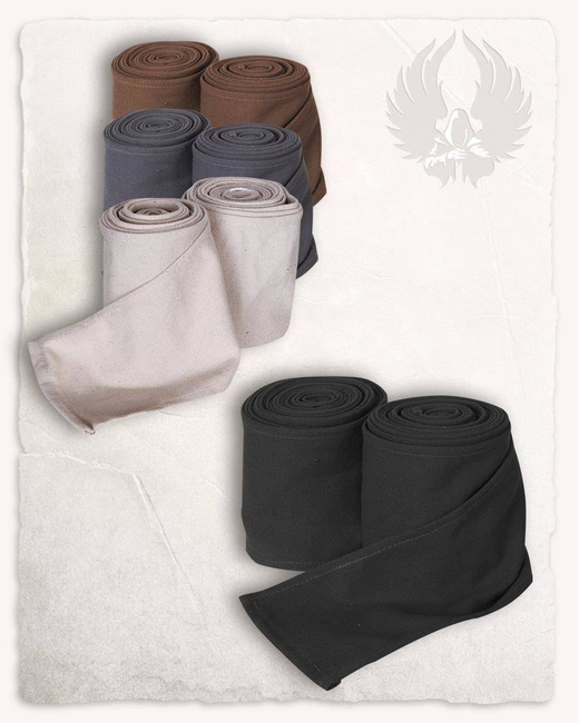 Hamond Puttee Canvas Black - płócienne owijacze na nogawki