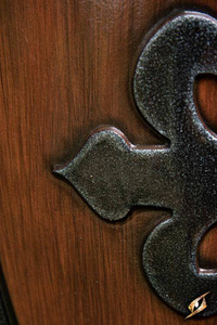 Crusader Shield - Wood/Steel - 70x50 cm