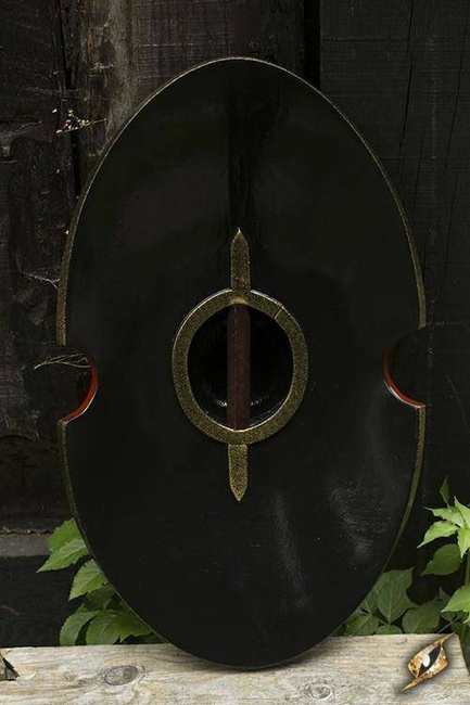 Elliptical Shield Red