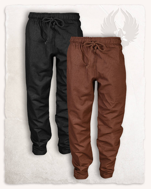 Chris Trousers Black (junior) - bawełniane spodnie