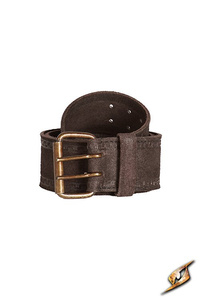 Hunter Belt Suede 102 cm - Brown - Zamszowy pas