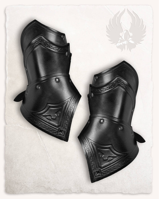 Sulla Leather Mittens 2ND ED - Black