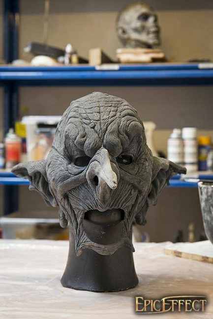 Goblin Overlord - Unpainted / maska lateksowa Goblin niemalowana