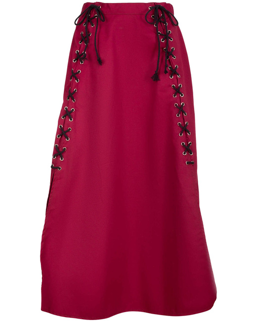 Callista Skirt - Bordeaux - twillowa spódnica