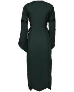 Antaris Dress Canvas - Green - suknia bawełniana