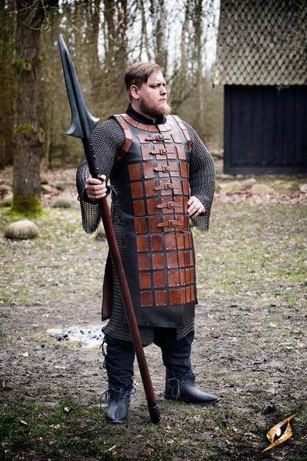 Leather Brigandine - Brown