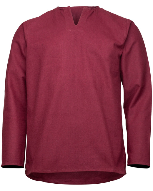 Rurik shirt - Bordeaux - koszula bawełniana