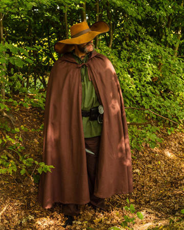 Harun Cloak Canvas Brown- płócienna opończa