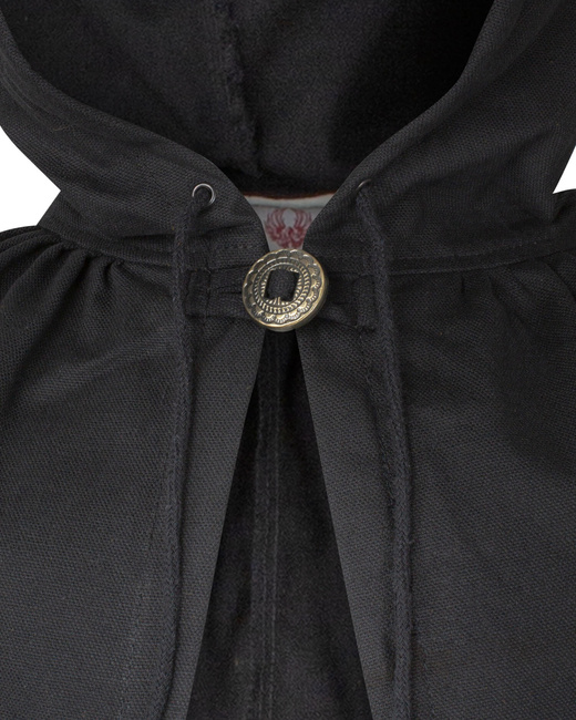 Aaron Cloak Canvas Black - płócienna opończa