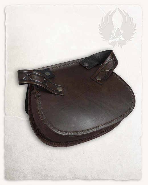 Julius Beltbag Brown - skórzana torba na pas