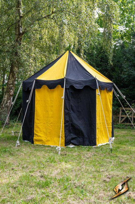 Pavilion Tent - Ø3m - Epic Black/Fire Yellow