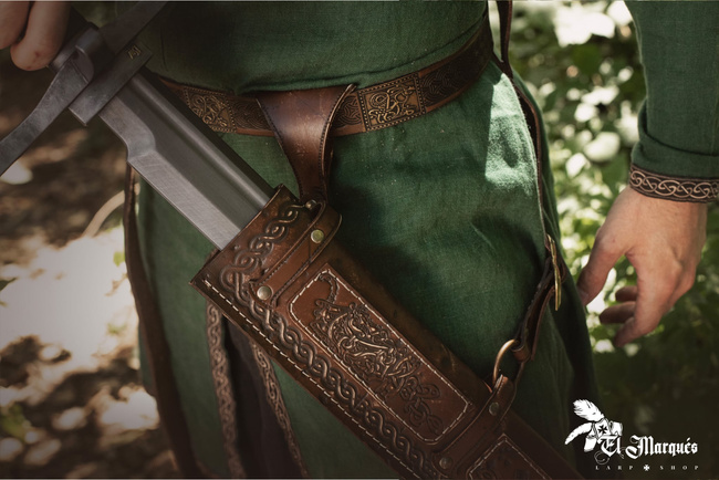 Longmesser Scabbard - Black Viking - pochwa ma miecz