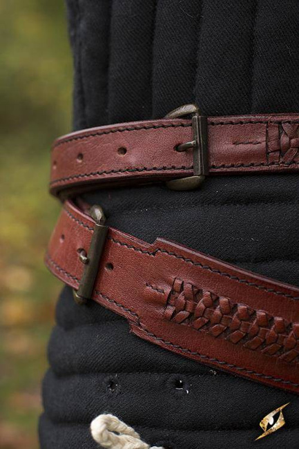 Sword Belt Laced - Dark Red