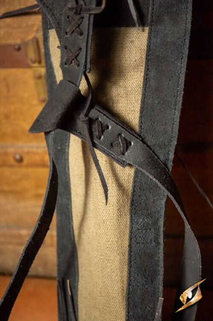 Imperial Quiver - Suede - Black- Kołczan do strzał larpowych