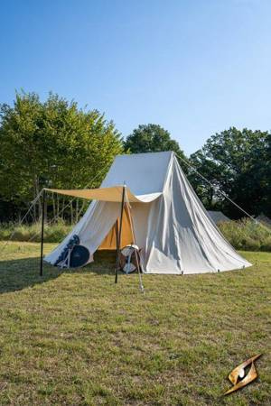 Double Wedge Tent - 5x7m - Natural