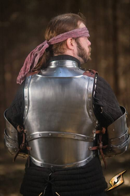 Captain Cuirass - Polished Steel