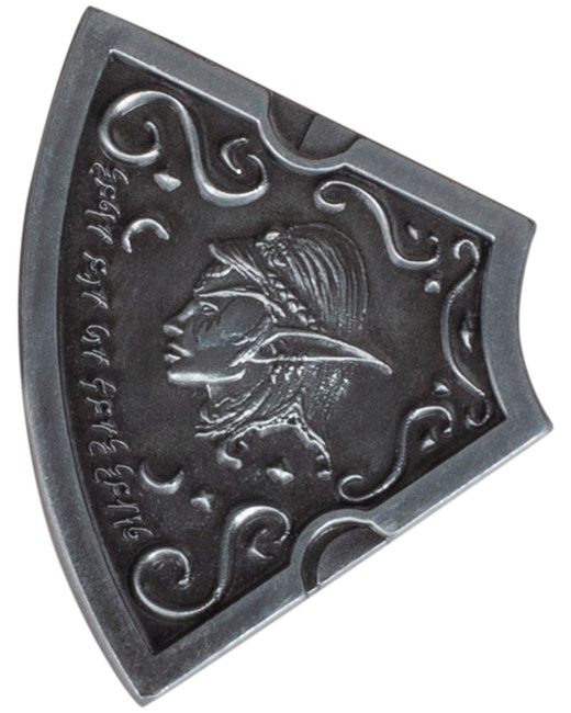 Larp coin Moon Elf Silver