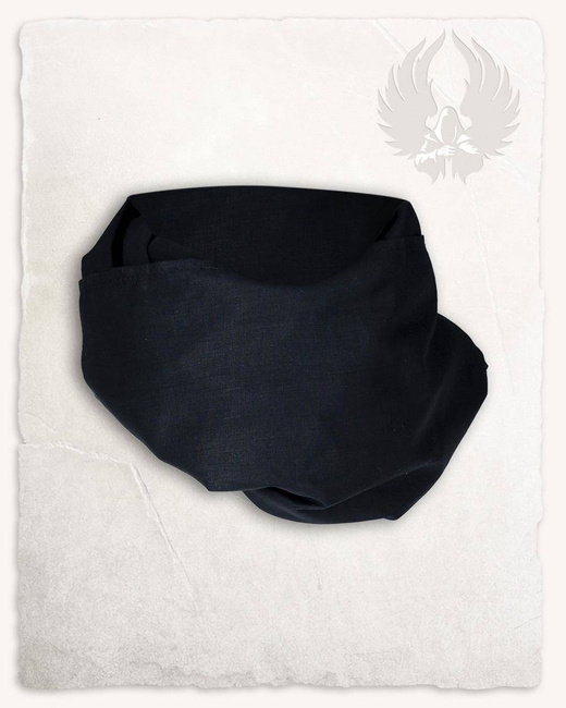 Emil Scarf Black - szal, duża chusta