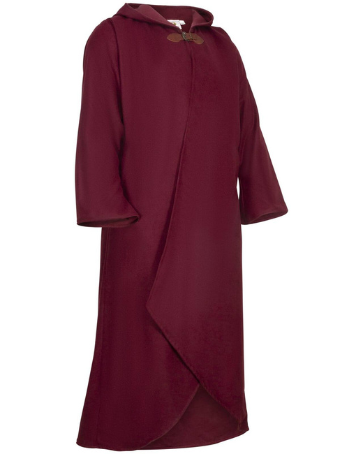 Faelyn coat Wool - Bordeaux - wełniany płaszcz