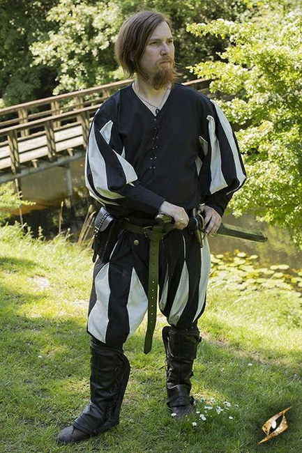 Landsknecht Shirt - Black/Off-white