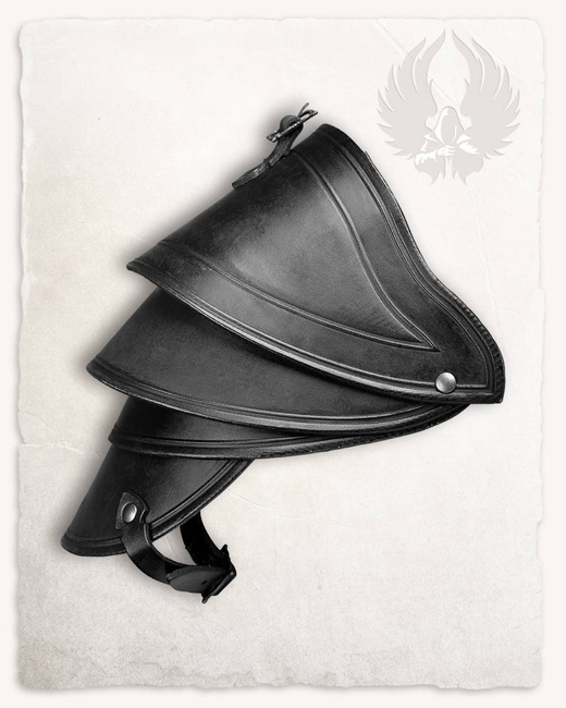 Crisso Leather Spaulder 2ND ED - Black