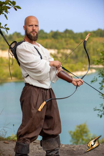 Archery Bracer - Brown - karwasz łuczniczy