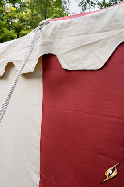 Pavilion Tent - Ø3m - Natural/Emperor Red