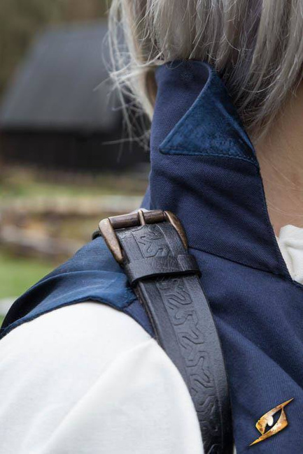 Wand Shoulder Holster - Black Leather