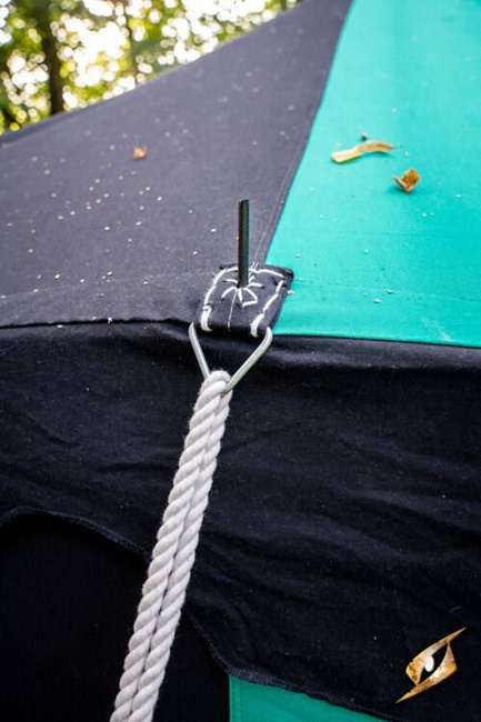 Marquee Tent - 4x6m - Epic Black/Emerald Green