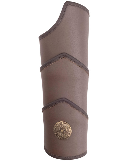 Centinala bracers - Brown - skórzane karwasze