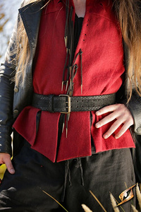 Hunter Belt Suede 102 cm - Black - Zamszowy pas