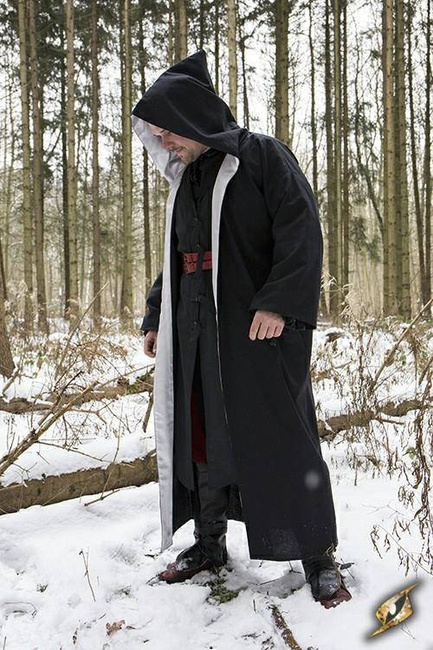 Magician Robe - Black/Silver