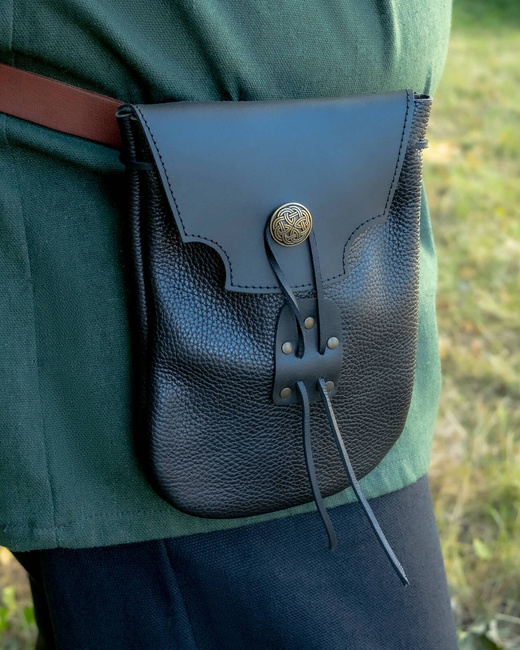 Guerrero belt bag  - Black - skórzana kaletka