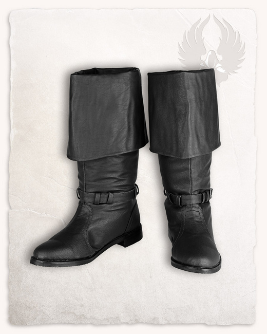 Haddock Jackboot 2nd Ed.- Black - wojskowe kozaki