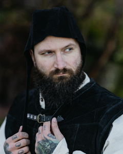 Cornelio cap  Suede - Black