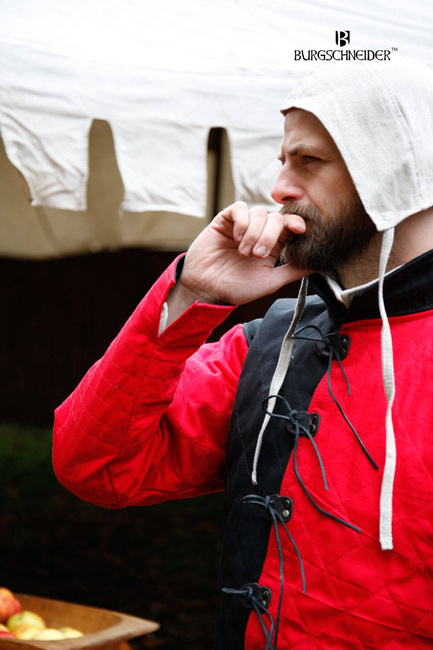 Landsknecht Jerkin Imperialis - Red/Black - landsknechtowa kurta