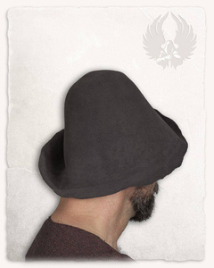 Bruno Felthat Grey - czapka średniowieczna, kapelusz filcowy