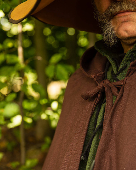 Harun Cloak Canvas Brown- płócienna opończa