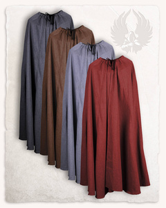 Carl Cloak brown - średniowieczny płaszcz, peleryna