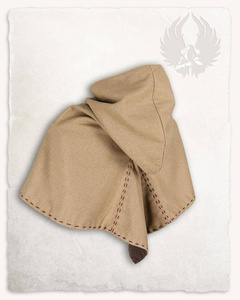 Halaif Hood Wool Sand/Brown 2nd Edition - wełniany kaptur