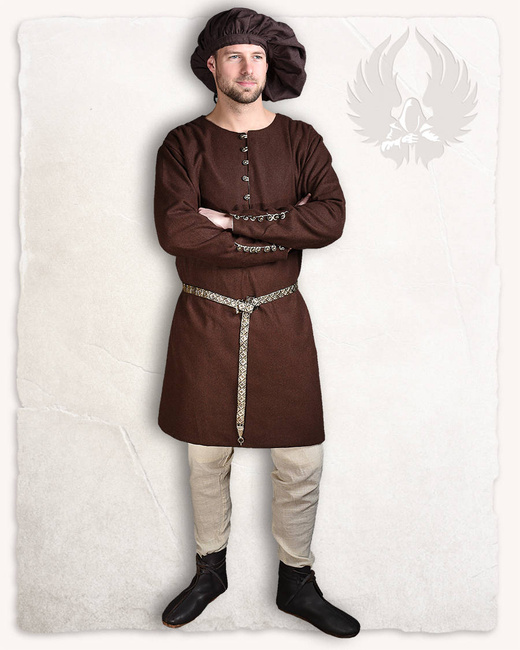 Stefan Beret Blue - beret średniowieczny