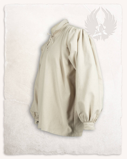 Jonathan Shirt - Cream - koszula bawełniana