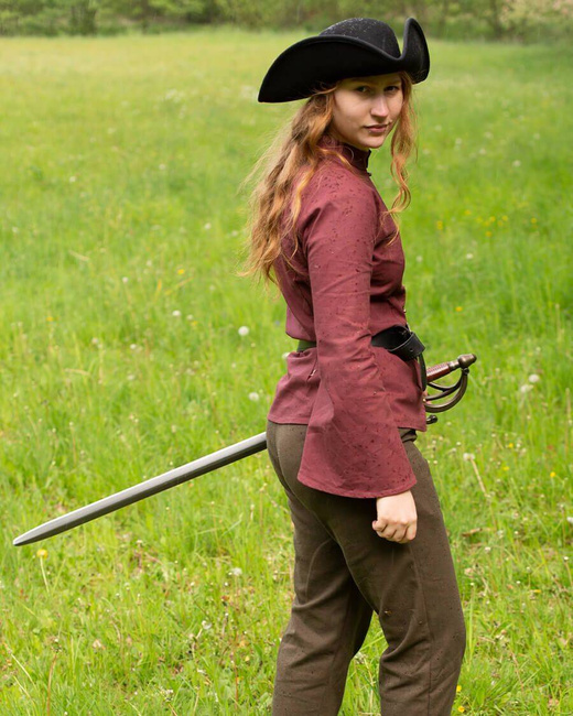 Kassandra Blouse Sail Cloth - Bordeaux