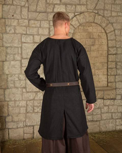 Gadaric Tunic Canvas Black - tunika z bawełnianego płótna